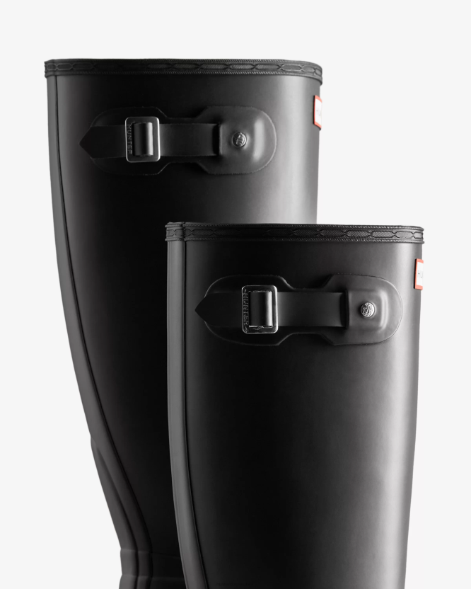 Hunter високе широке чизме за кишу BLT0120 црн