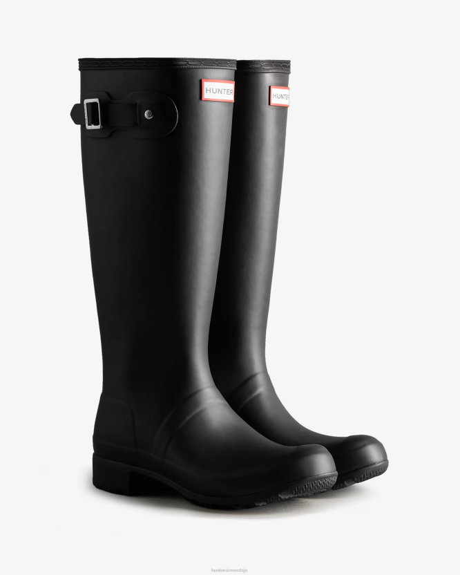 Hunter тоур склопиве високе чизме за кишу BLT0167 црн