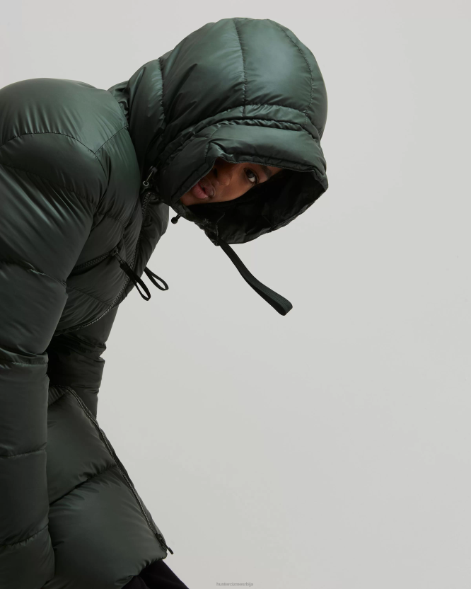 Hunter изоловани гумирани дуги капут BLT0369 арктичка маховина зелена