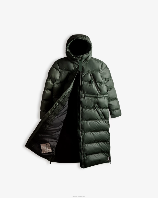 Hunter изоловани гумирани дуги капут BLT0369 арктичка маховина зелена