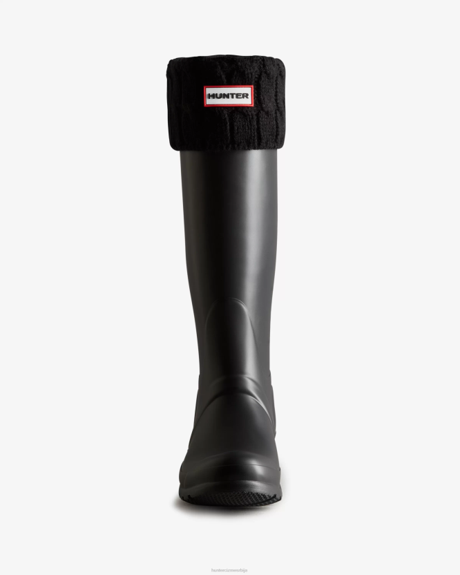 Hunter Високе чарапе за чизме са 6 шавова BLT0474 црн