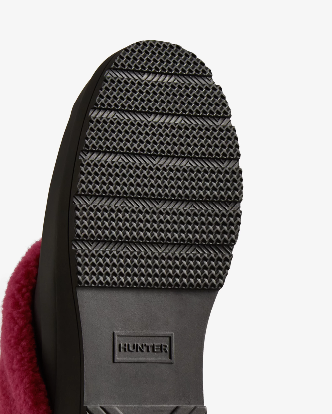 Hunter играјте веганске изоловане кломпе BLT0259 црна/призматична розе