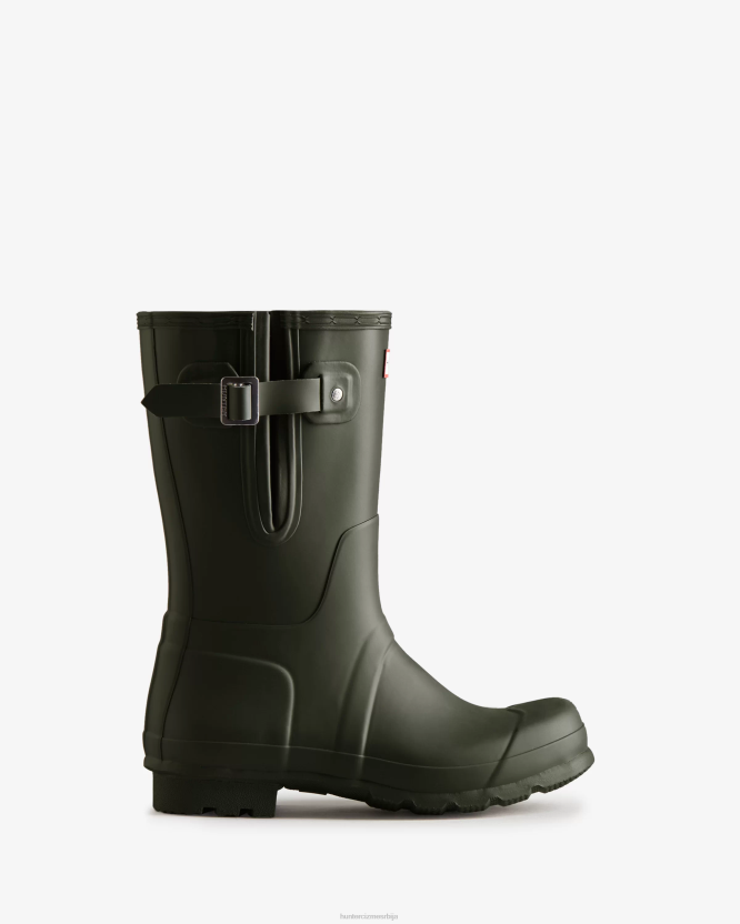 Hunter кратке бочне подесиве чизме за кишу BLT0509 тамна маслина