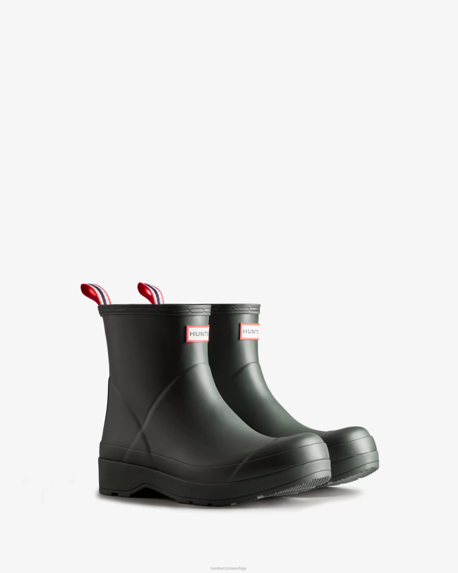 Hunter играјте кратке чизме за кишу BLT0524 арктичка маховина зелена