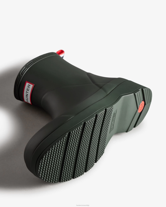 Hunter играјте кратке чизме за кишу BLT0524 арктичка маховина зелена
