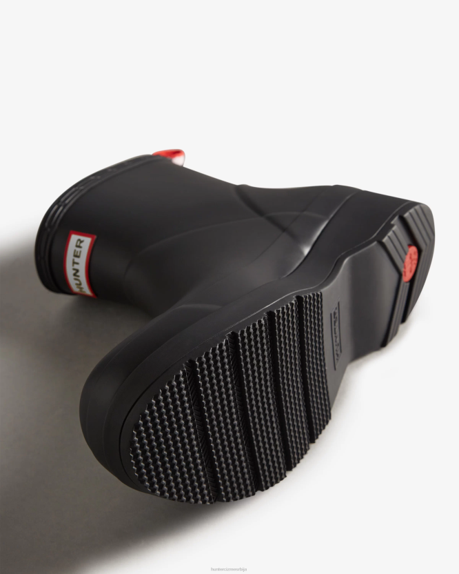 Hunter играјте кратке чизме за кишу BLT0525 црн