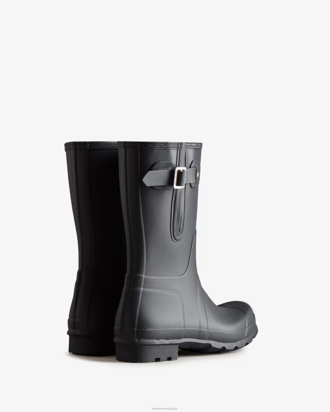 Hunter кратке бочне подесиве чизме за кишу BLT0544 шкриљасто сива