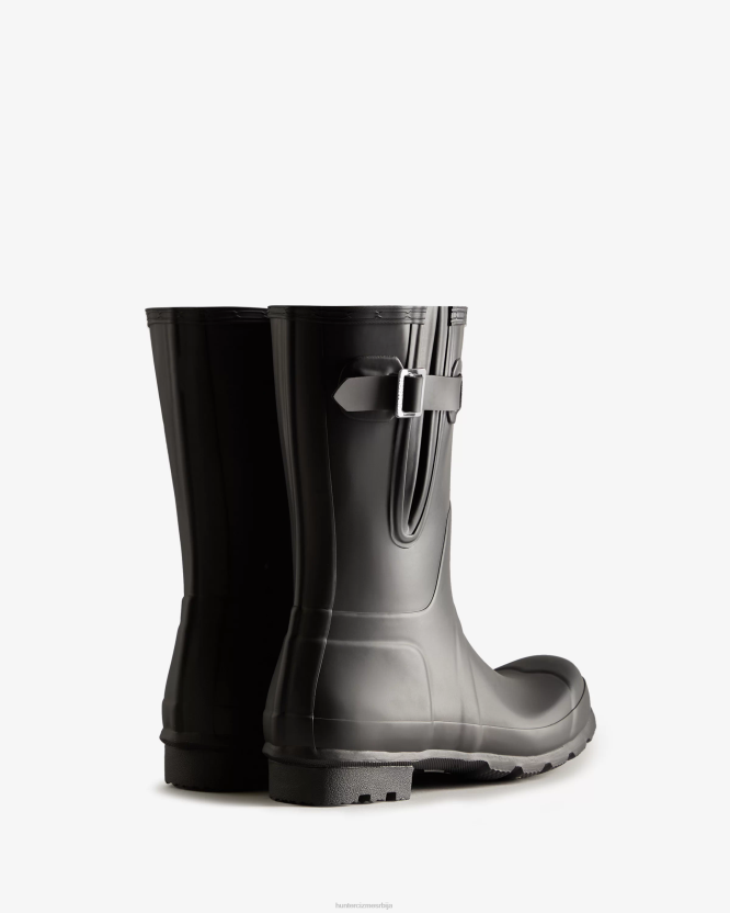 Hunter кратке бочне подесиве чизме за кишу BLT0548 црн