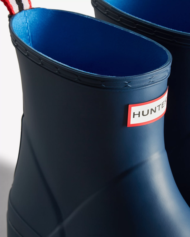 Hunter играјте кратке чизме за кишу BLT0553 керхуелен морнарица
