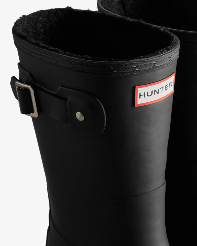 Hunter кратке изоловане чизме за кишу BLT0555 црн