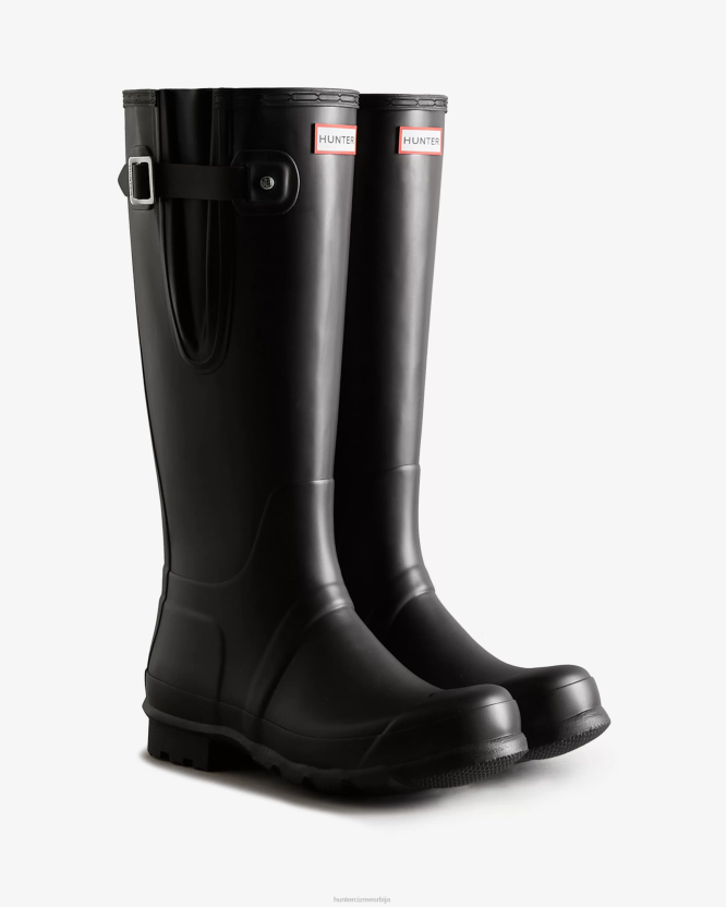 Hunter високе бочне подесиве чизме за кишу BLT0561 црн