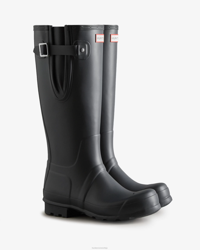 Hunter оригиналне бочне подесиве чизме BLT0565 шкриљасто сива