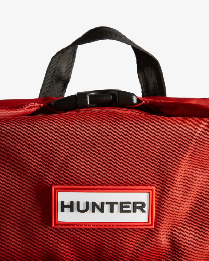 Hunter најлонски пионирски ранац са горњим клиповима BLT0420 војнички црвени
