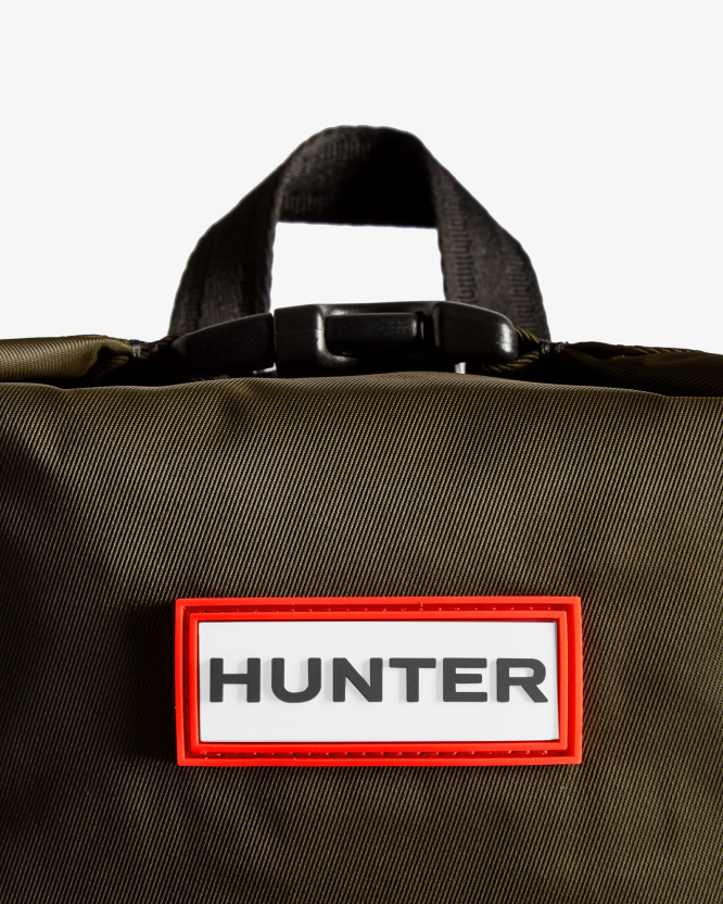 Hunter мини најлонски пионирски ранац са горњим клиповима BLT0424 тамна маслина