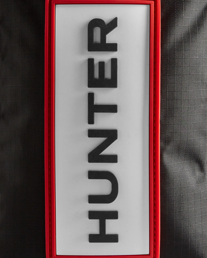 Hunter путна рипстоп рециклирана најлонска торбица за телефон BLT0377 црно/црвена кутија лого