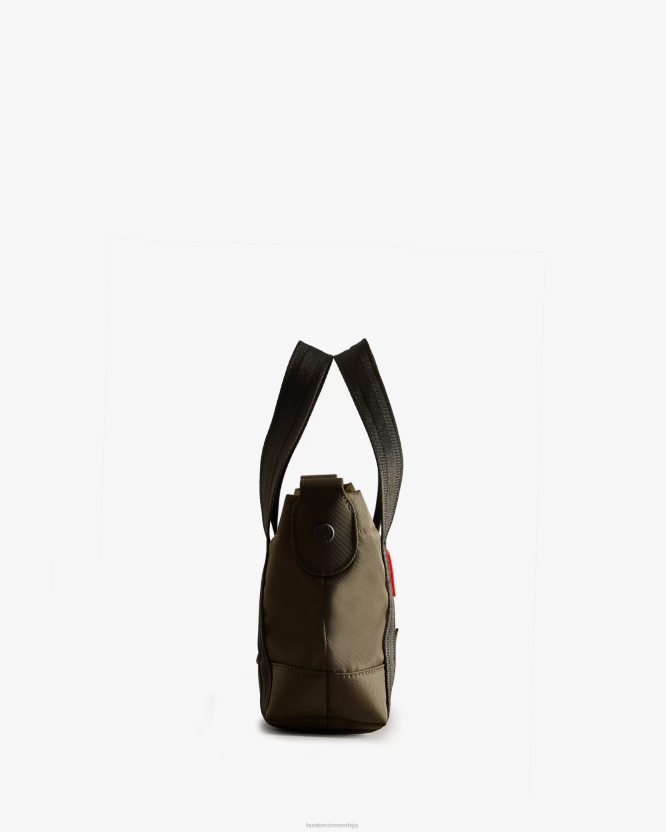 Hunter најлонска мини торба са копчама BLT0462 тамна маслина