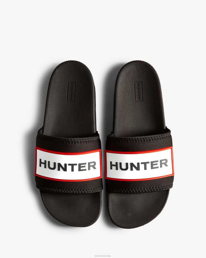 Hunter неопренски лого слајдови BLT0569 црн